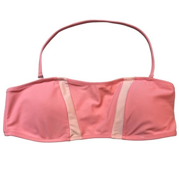 Women's NWOT Express Swim Bandeau Peach Bikini‎ Top Size Small - Picture 1 of 5
